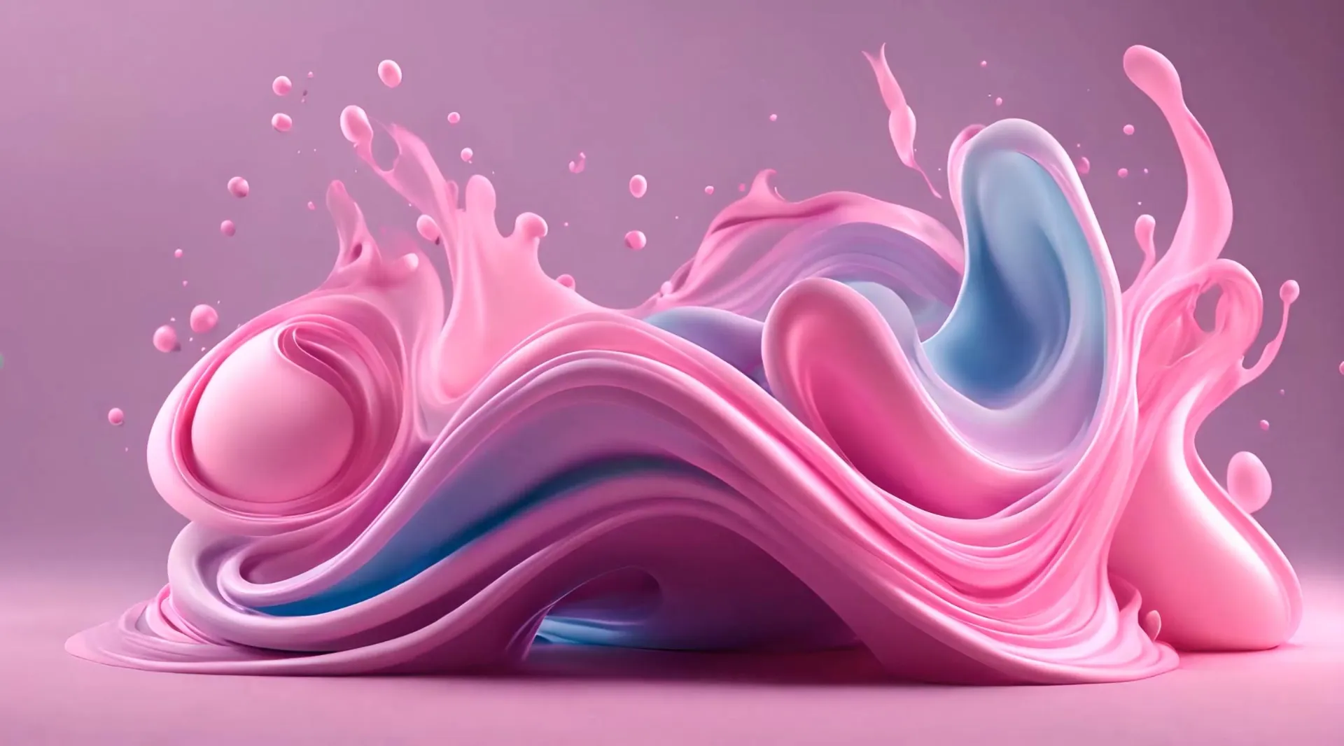 Soothing Pastel Abstract Art Stock Video